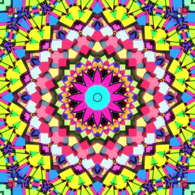 Renkli kalıpların yinelenen arkaplanı