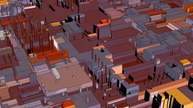 3 boyutlu görüntüleme. Soyut arkaplan resimlemesi