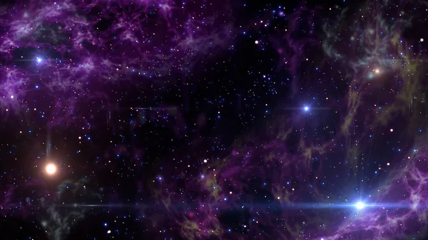Antecedentes Galaxias Ilustración Nebulosas — Foto de Stock