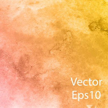 Turuncu suluboya arka plan, doku, şablonu. vektör çizim.