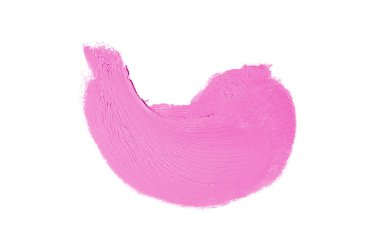 Smear ve ruj veya akrilik boya beyaz izole doku