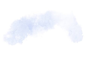 Beyaz üzerine izole edilmiş, sıvı bir kova boyası ile soyut suluboya arka plan görüntüsü. Mavi tonları