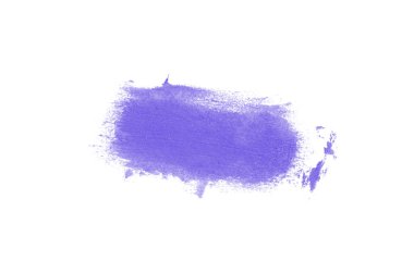 Smear ve ruj veya akrilik boya beyaz izole doku