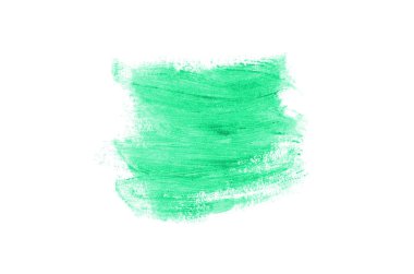 Smear ve ruj veya akrilik boya beyaz izole doku