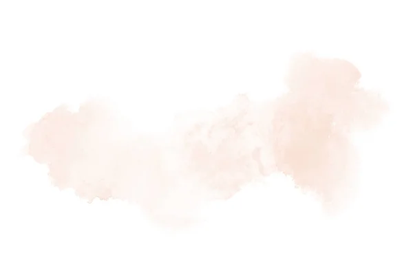 Abstrakcja akwarela obraz tła z ciekłym bryzg farby Aquarelle, izolowane na białym tle. Odcienie pomarańczowe — Zdjęcie stockowe