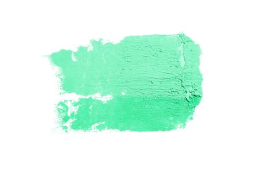 Smear ve ruj veya akrilik boya beyaz izole doku