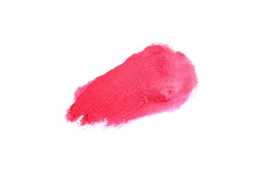 Smear ve ruj veya akrilik boya beyaz izole doku