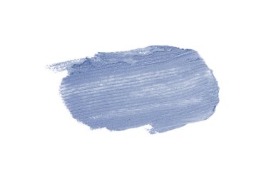 Smear ve ruj veya akrilik boya beyaz izole doku