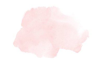 Aquarelle boya, üzerinde beyaz izole bir sıvı sıçrama ile suluboya arka plan görüntüsü. Kırmızı tonları