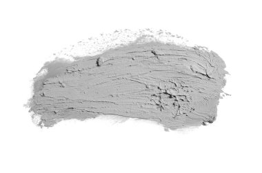 Smear ve ruj veya akrilik boya beyaz izole doku