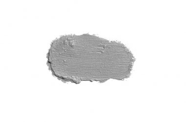 Smear ve ruj veya akrilik boya beyaz izole doku