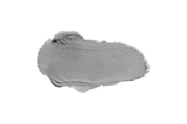 Smear ve ruj veya akrilik boya beyaz izole doku