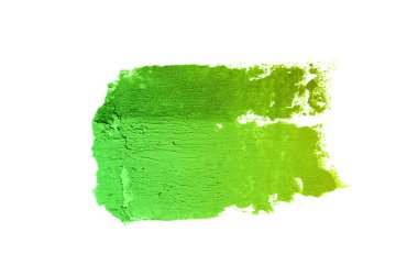 Smear ve ruj veya akrilik boya beyaz izole doku