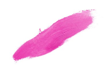 Smear ve ruj veya akrilik boya beyaz izole doku