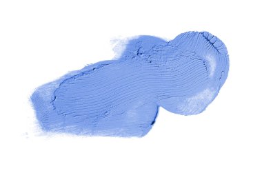 Smear ve ruj veya akrilik boya beyaz izole doku