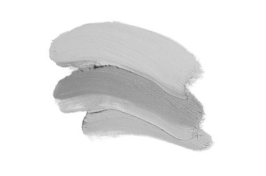 Smear ve ruj veya akrilik boya beyaz izole doku