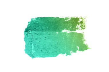 Smear ve ruj veya akrilik boya beyaz izole doku