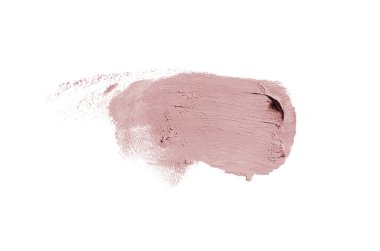 Smear ve ruj veya akrilik boya beyaz izole doku