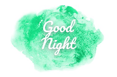 Kova boyası sıvı bir sıçrama ile soyut suluboya arka plan görüntüsü. Turkuaz tonları. İyi geceler