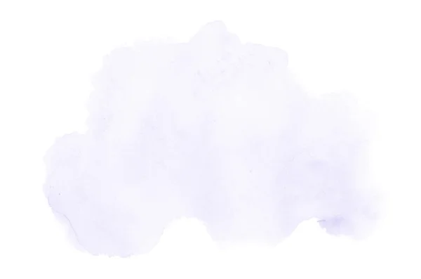 흰색에 고립 된 아쿠아렐 페인트의 액체 튀김추상 수채화 배경 이미지. 바이올렛 톤 — 스톡 사진