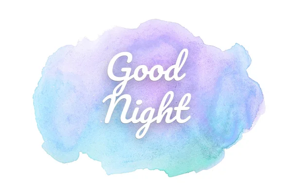 Абстрактное акварельное фоновое изображение с жидкими брызгами акварельной краски. Розовые и голубые пастельные тона. Спокойной ночи. — стоковое фото
