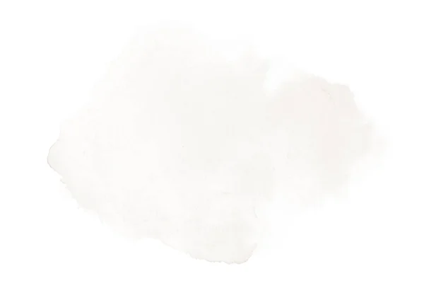 Gambar latar belakang cat air abstrak dengan percikan cat aquarelle cair, terisolasi di atas putih. Nada coklat — Stok Foto