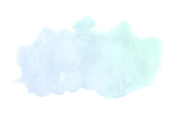 Абстрактное акварельное фоновое изображение с жидкими брызгами акварельной краски, выделенной на белом. — стоковое фото