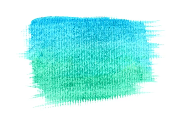 Imagem de fundo aquarela abstrata com um respingo líquido de tinta aquarelle, isolado em branco. Tons de primavera — Fotografia de Stock