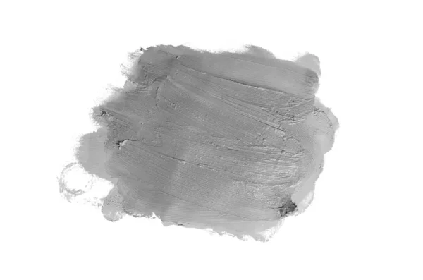 Smear en textuur van lippenstift of acrylverf geïsoleerd op wit — Stockfoto