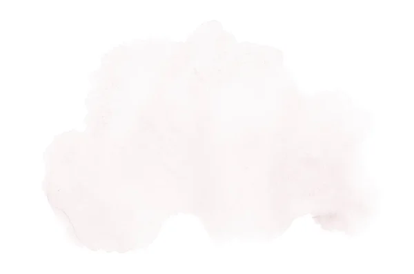 Beyaz üzerine izole edilmiş, sıvı bir kova boyası ile soyut suluboya arka plan görüntüsü. Koyu kırmızı tonları — Stok fotoğraf