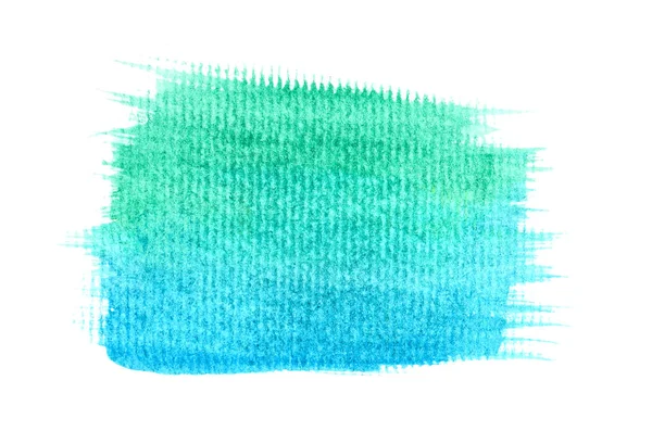 Image abstraite de fond aquarelle avec une éclaboussure liquide de peinture aquarelle, isolée sur blanc. Tons printaniers — Photo
