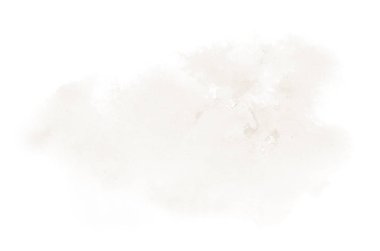 Beyaz üzerine izole edilmiş, sıvı bir kova boyası ile soyut suluboya arka plan görüntüsü. Kahverengi tonları