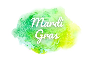 Kova boyası sıvı bir sıçrama ile soyut suluboya arka plan görüntüsü. Bahar tonları. Mardi gras