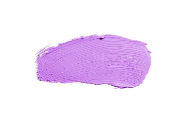 Smear ve ruj veya akrilik boya beyaz izole doku