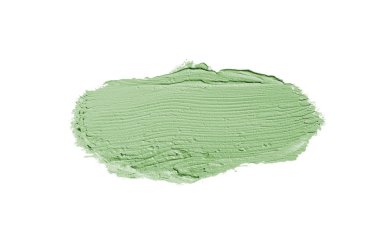 Smear ve ruj veya akrilik boya beyaz izole doku