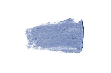 Smear ve ruj veya akrilik boya beyaz izole doku