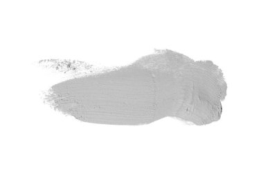 Smear ve ruj veya akrilik boya beyaz izole doku