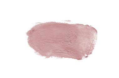 Smear ve ruj veya akrilik boya beyaz izole doku