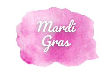 Kova boyası sıvı bir sıçrama ile soyut suluboya arka plan görüntüsü. Pembe tonları. Mardi gras