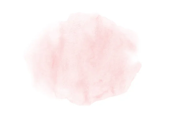 Image abstraite de fond aquarelle avec une éclaboussure liquide de peinture aquarelle, isolée sur blanc. Des tons rouges — Photo