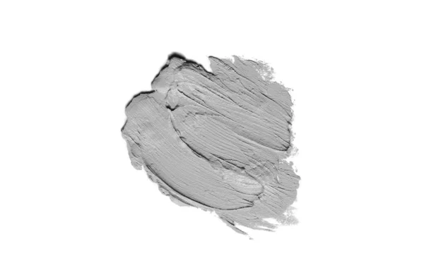 Huulipunan tai akryylimaalin hajuste ja rakenne valkoisella maalilla eristettynä — kuvapankkivalokuva
