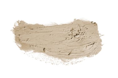 Smear ve ruj veya akrilik boya beyaz izole doku