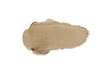 Smear ve ruj veya akrilik boya beyaz izole doku