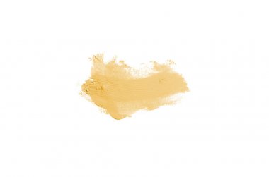 Smear ve ruj veya akrilik boya beyaz izole doku