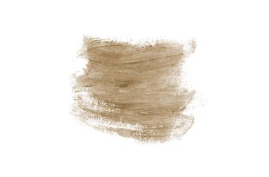 Smear ve ruj veya akrilik boya beyaz izole doku