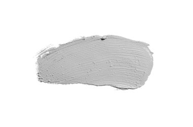 Smear ve ruj veya akrilik boya beyaz izole doku