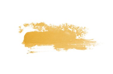 Smear ve ruj veya akrilik boya beyaz izole doku