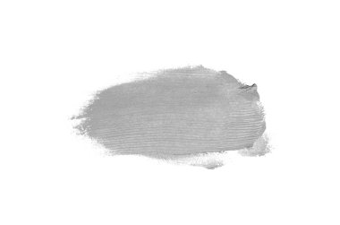 Smear ve ruj veya akrilik boya beyaz izole doku