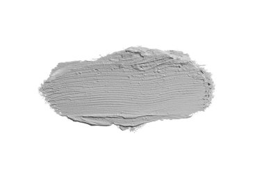 Smear ve ruj veya akrilik boya beyaz izole doku