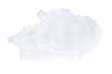 Beyaz üzerine izole edilmiş, sıvı bir kova boyası ile soyut suluboya arka plan görüntüsü. Koyu mavi tonları